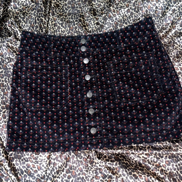 Free People Corduroy Mini Skirt - Picture 1 of 6
